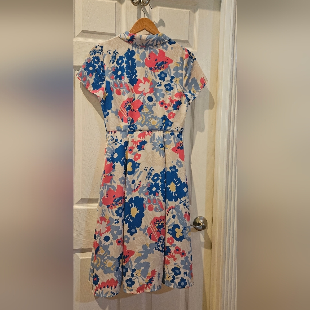 Modcloth Multicolor Floral Blouse - Picture 3 of 3